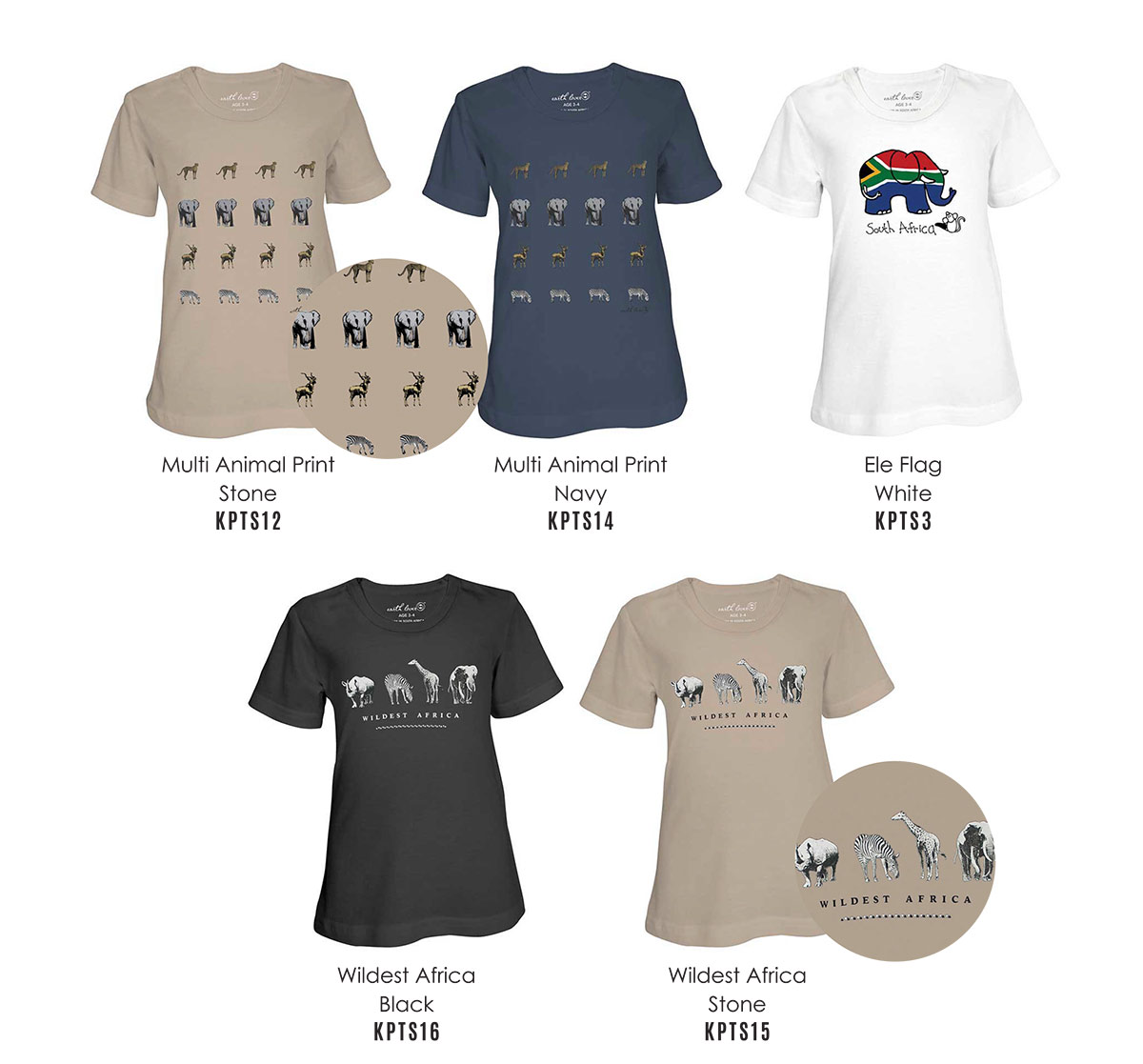kiddies printed tees